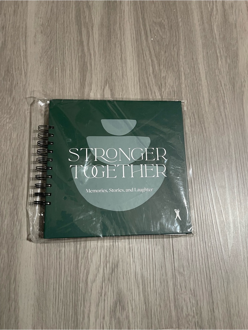 Stronger Together Spiral Memory Book - Forest Green